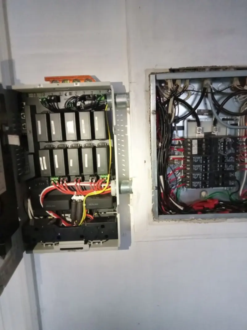 Electrical panel upgrade completed for Commercial Electrician Services in Woodstock